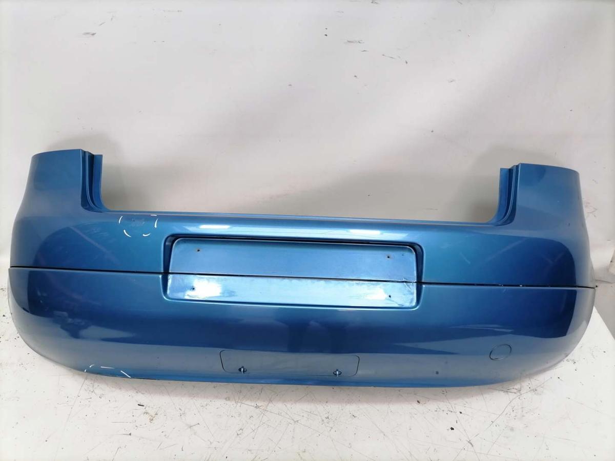 VW GOLF V original Stoßstange Stoßfänger hinten LC5G-Coasta Blue Pearl 5-Türer Fließheck BJ05